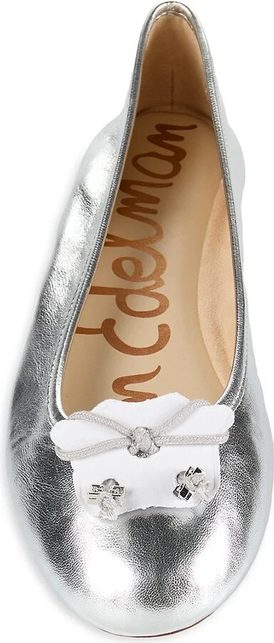 Embellished Leather Ballet Flats - Image 5