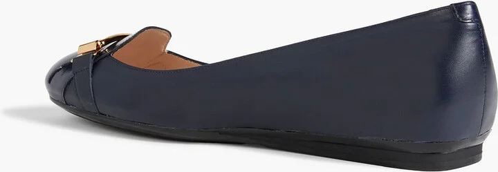 Embellished leather ballet flats - Image 3