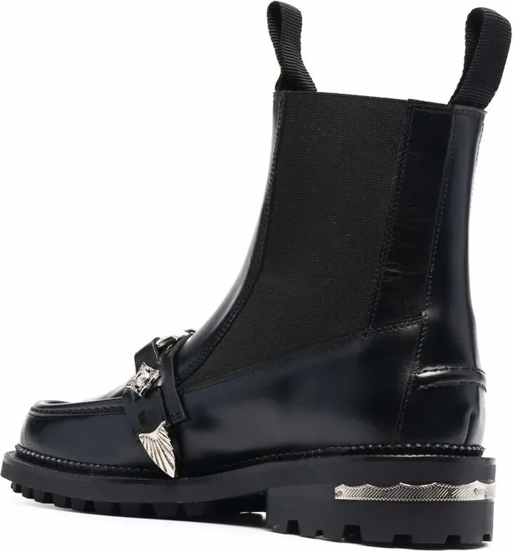 Embellished Leather Boots - Image 3
