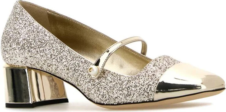 Embellished Leather Elisa 45 Pumps - Image 2