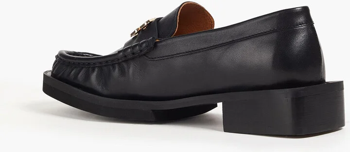 Embellished leather loafers - Image 3