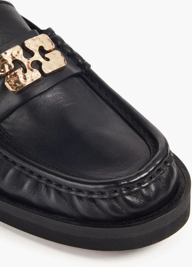 Embellished leather loafers - Image 4
