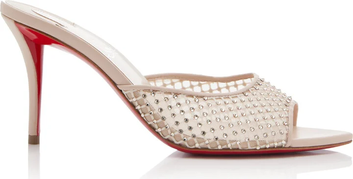 Embellished Leather MulesLouboutin