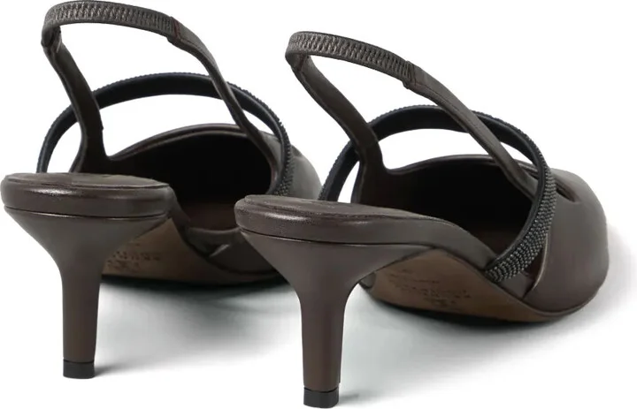 Embellished Leather Pumps - Image 3