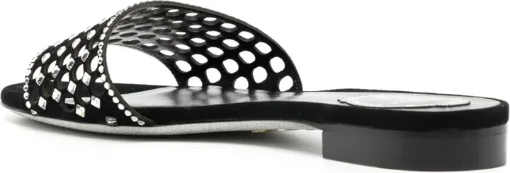 Embellished Leather Sandals - Image 3