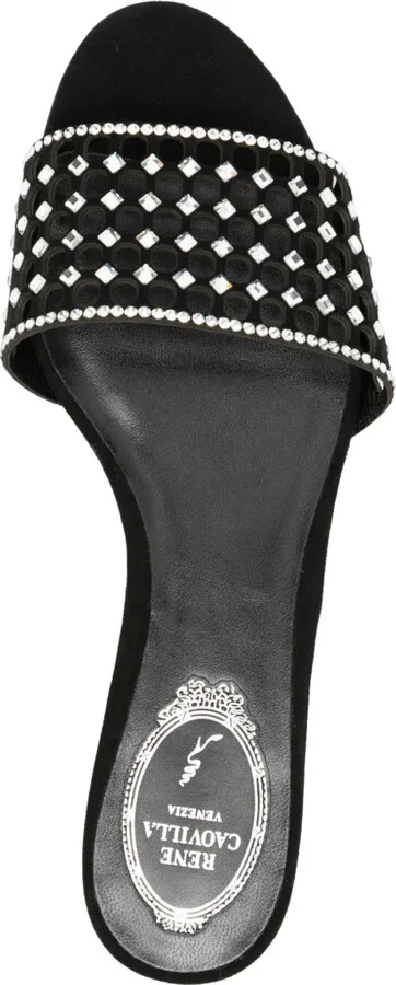 Embellished Leather Sandals - Image 4