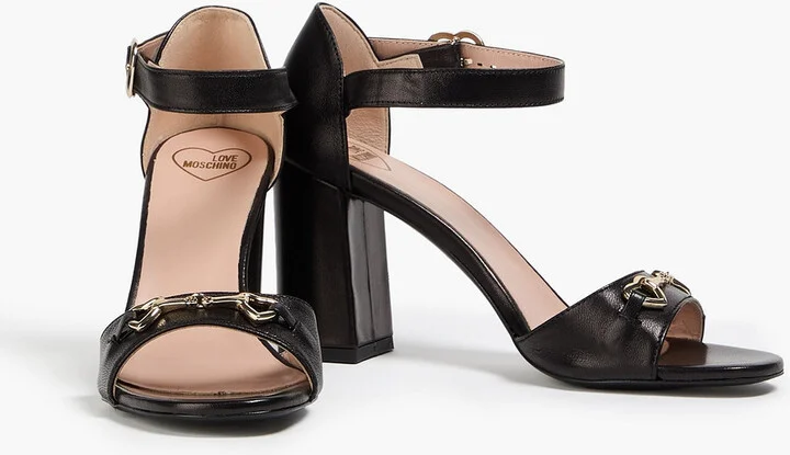 Embellished leather sandals - Image 2