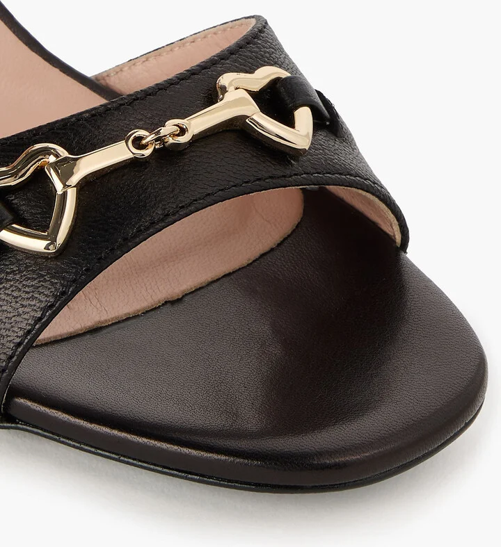 Embellished leather sandals - Image 4