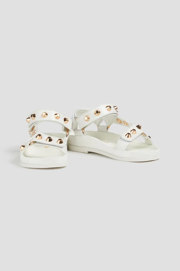 Embellished leather sandals - Image 2