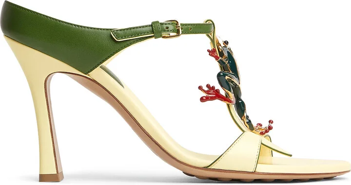 Embellished Leather SandalsVeneta