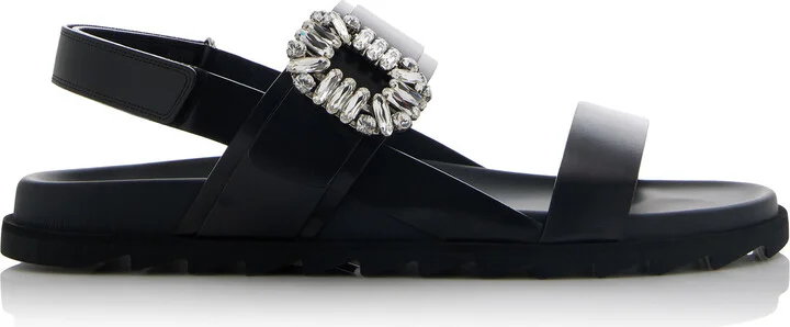 Embellished Leather SandalsVivier