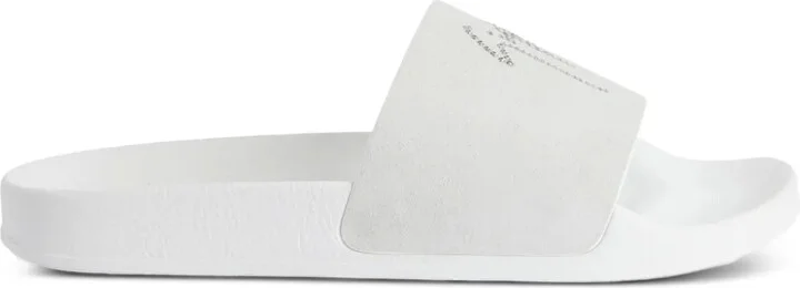 Embellished Leather Slides