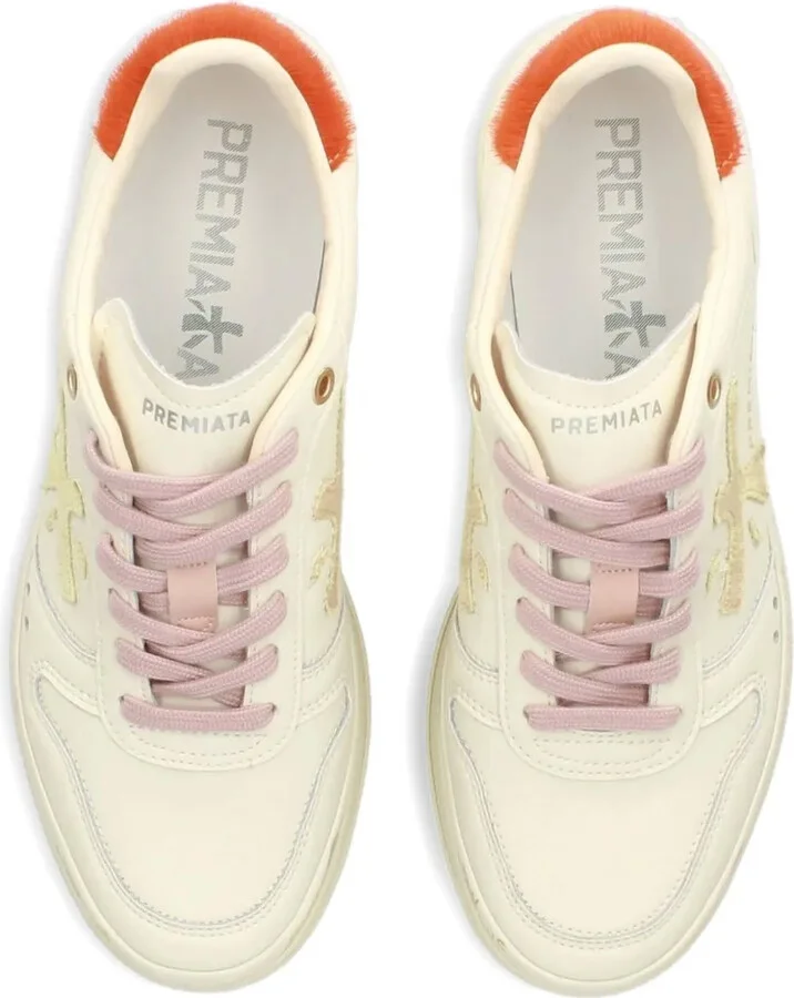 Embellished Leather Sneakers - Image 3