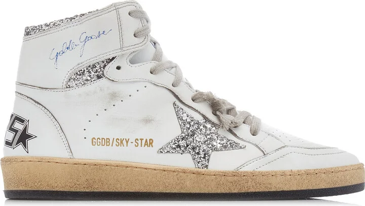 Embellished Leather SneakersGoose