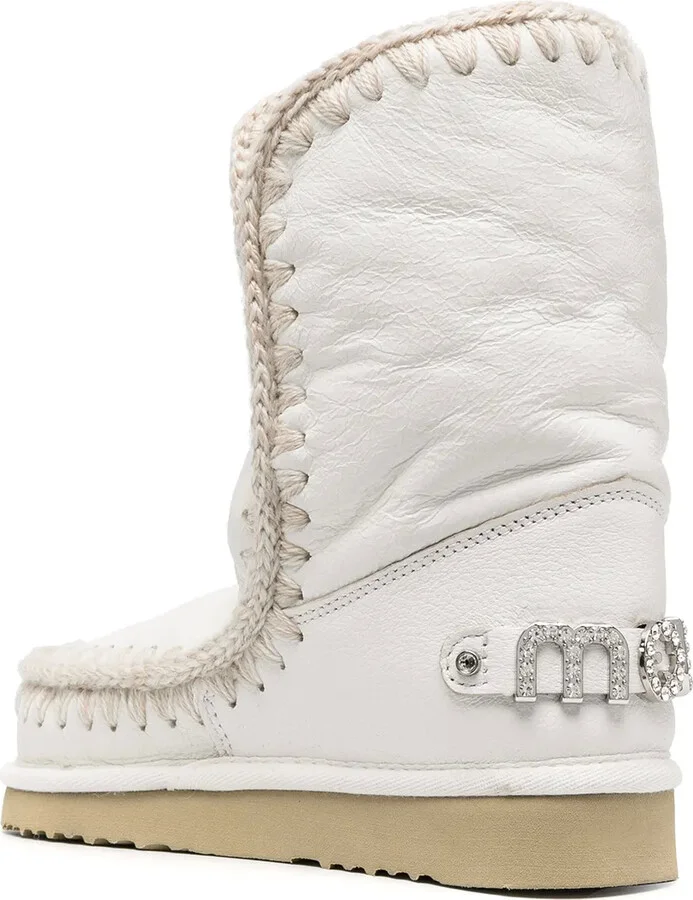 Embellished Logo Snow Boots - Image 3