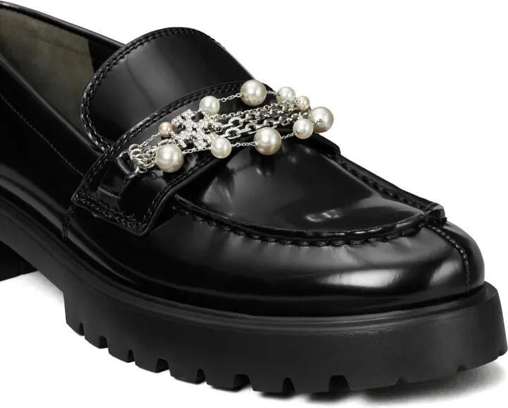Embellished Lug Loafers - Image 3