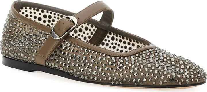 Embellished Mary Jane Ballet Flats - Image 2