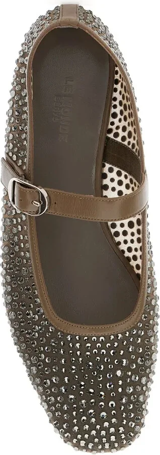 Embellished Mary Jane Ballet Flats - Image 4