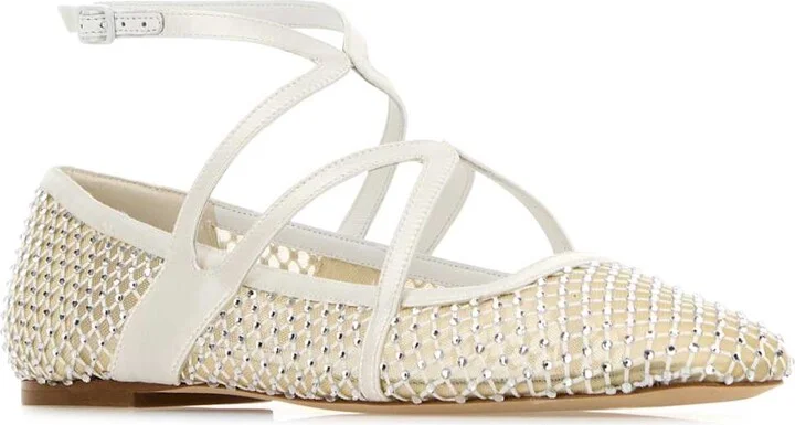 Embellished Mesh Astoria Ballerinas - Image 2