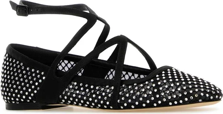 Embellished Mesh Astoria Ballerinas - Image 2