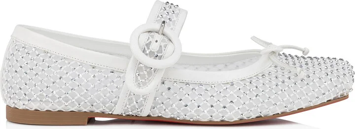 Embellished Mesh Ballet FlatsLouboutin