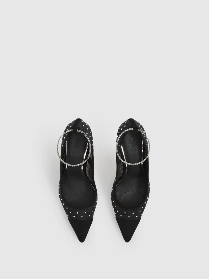 embellished Mesh Court Shoes - Image 2
