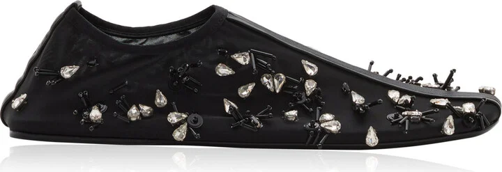 Embellished Mesh FlatsEsber