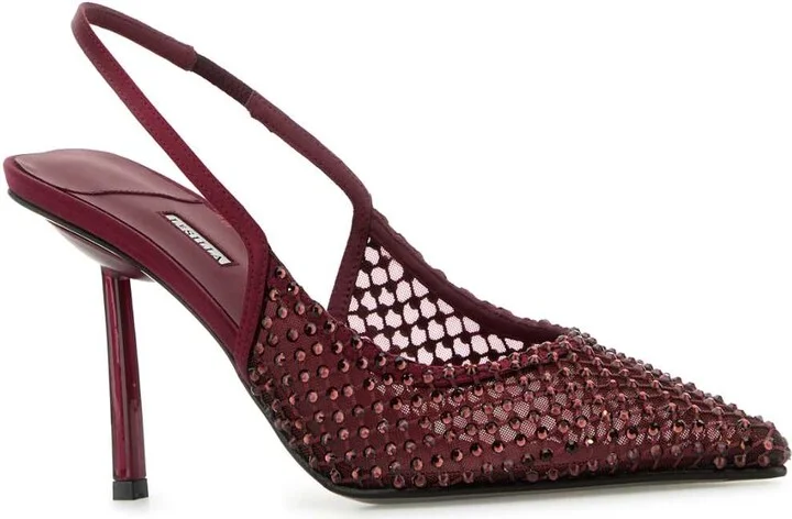 Embellished Mesh Gilda Pumps - Image 2