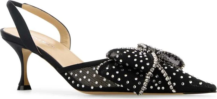 Embellished Mesh Le Cadeau Pumps - Image 2