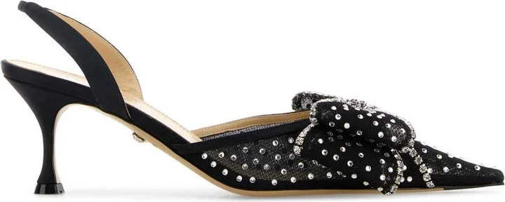 Embellished Mesh Le Cadeau Pumps