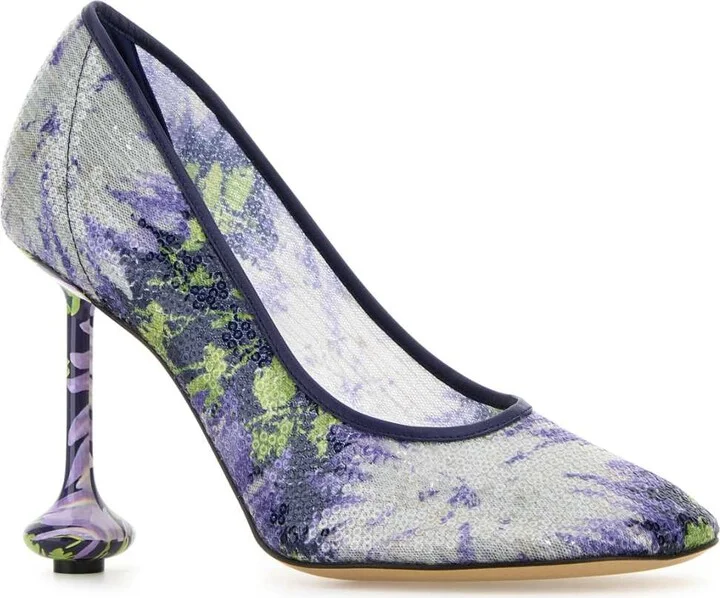 Embellished Mesh Toy Pumps - Image 2