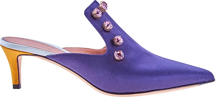 Embellished Mules, Brand Size 35 (US Size 5)