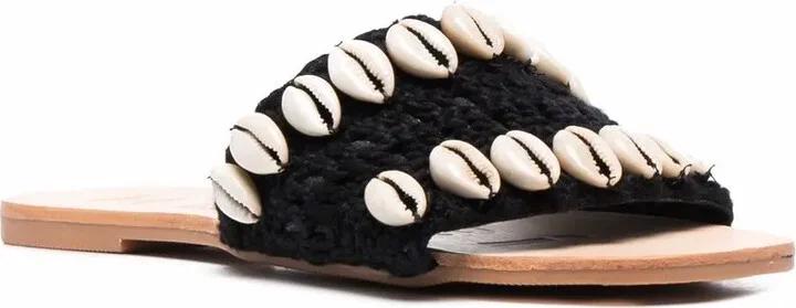 Embellished Open-Toe Slides - Image 2