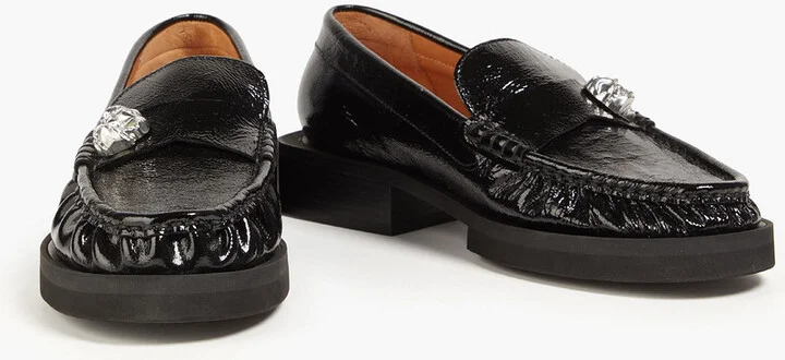 Embellished patent-leather loafers - Image 2