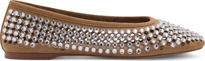 Embellished Perforated Ballet Flat - Image 2