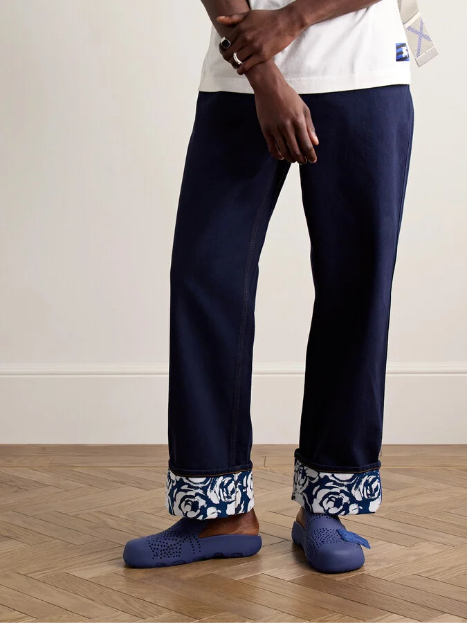 Embellished Perforated Rubber Clogs - Image 2