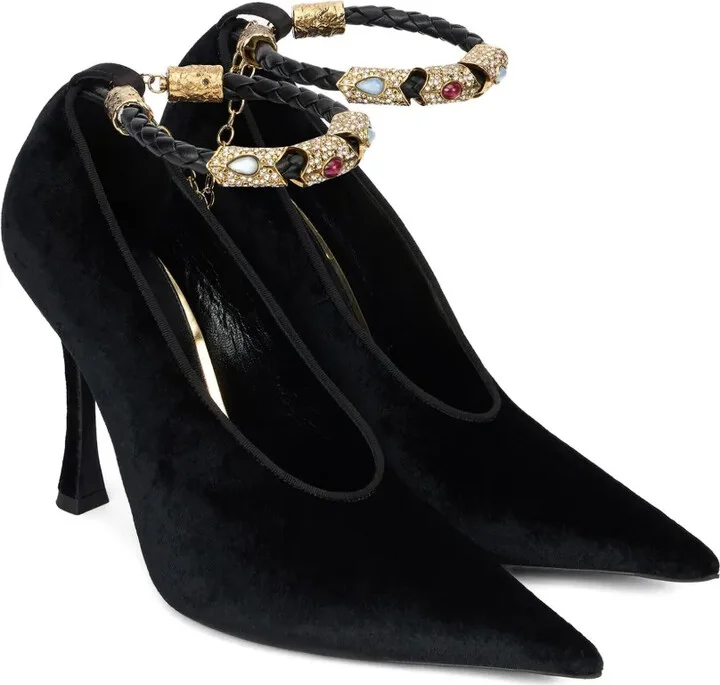 Embellished Pointed-Toe Pumps - Image 2