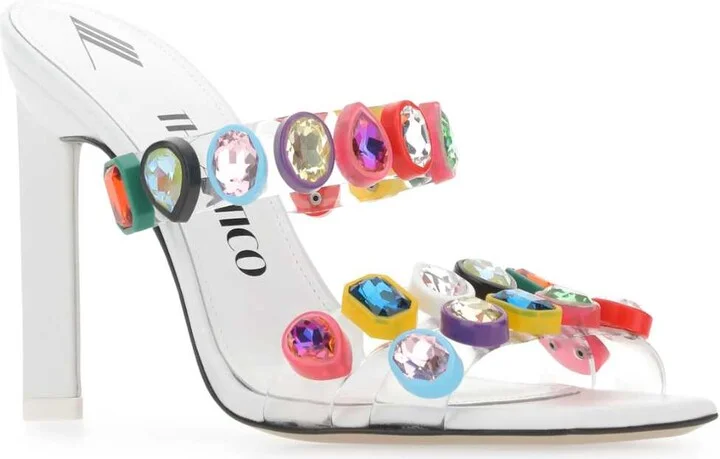 Embellished Pvc Nanci Mules - Image 2