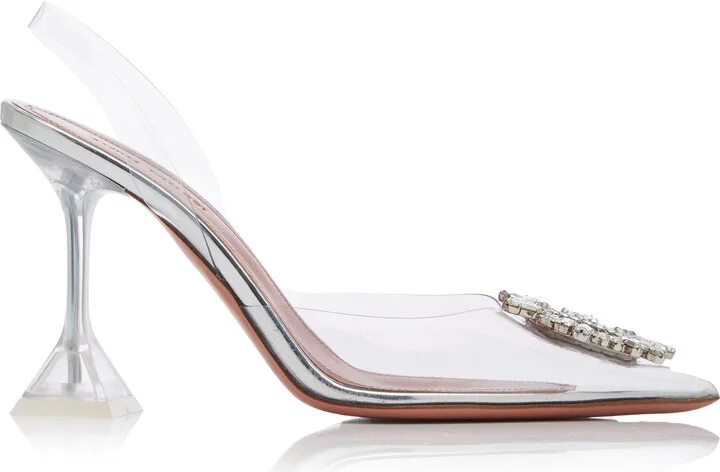 Embellished PVC PumpsMuaddi