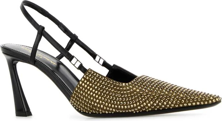 Embellished Satin Andree 70 Pumps - Image 2