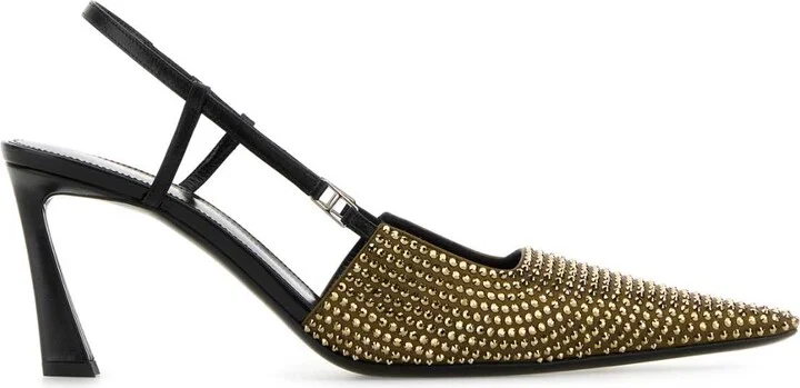 Embellished Satin Andree 70 Pumps