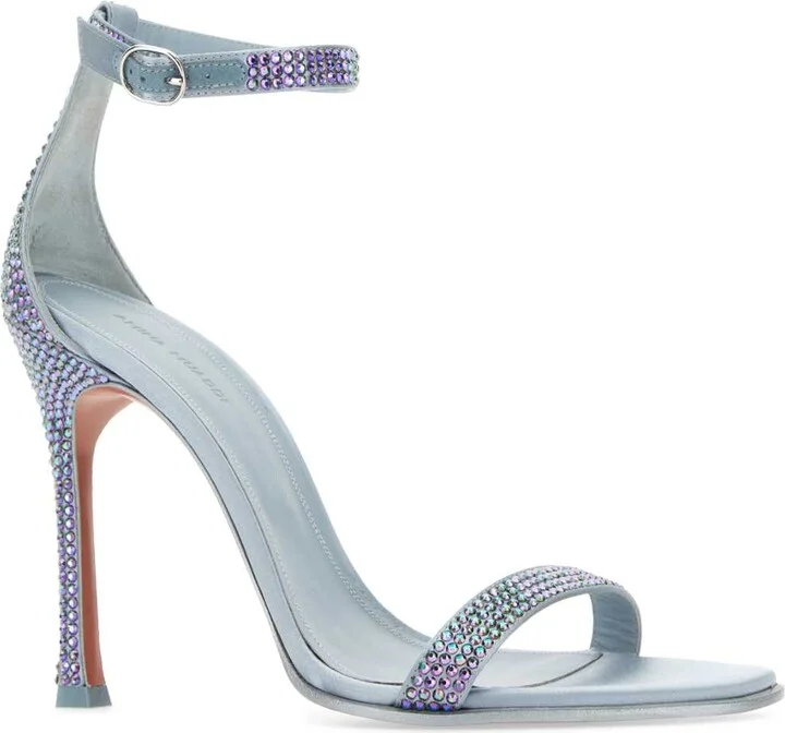 Embellished Satin Kim Sandals - Image 2