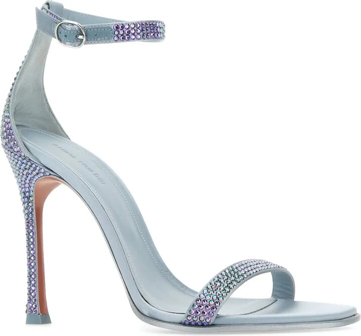 Embellished Satin Kim Sandals - Image 2