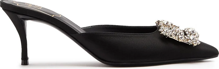 Embellished Satin MulesVivier
