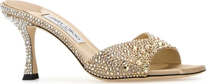Embellished Satin Skye Mules - Image 2