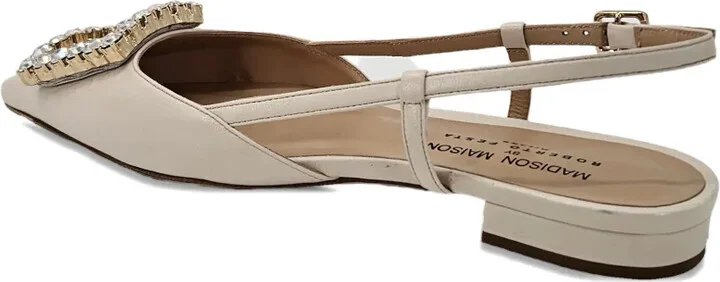 Embellished Slingback Flat Pumps - Image 4