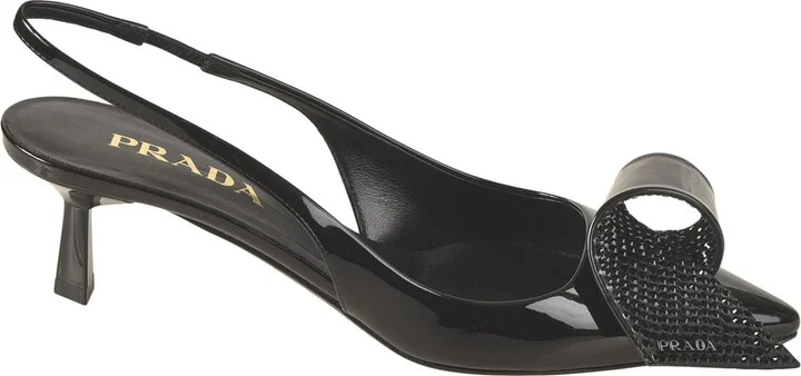 Embellished Slingback Pumps
