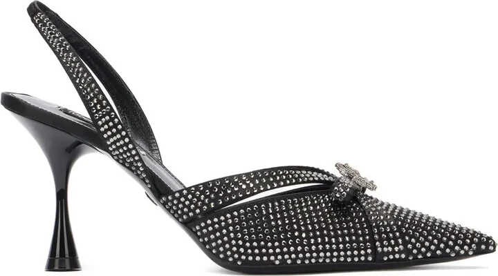 Embellished Slingback Pumps