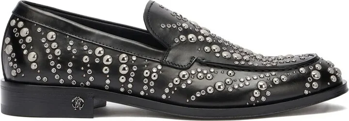 Embellished Slip-On Loafers