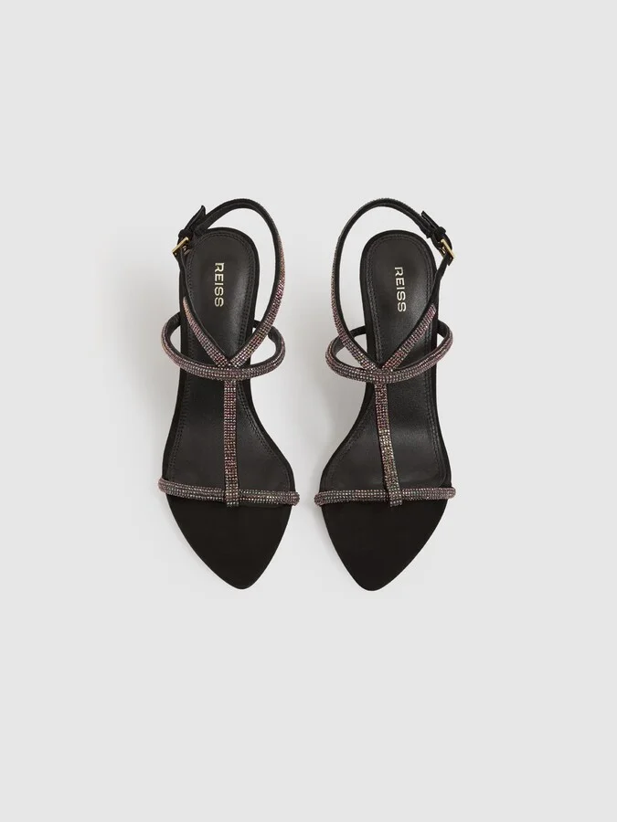 Embellished Stiletto Sandals - Image 3